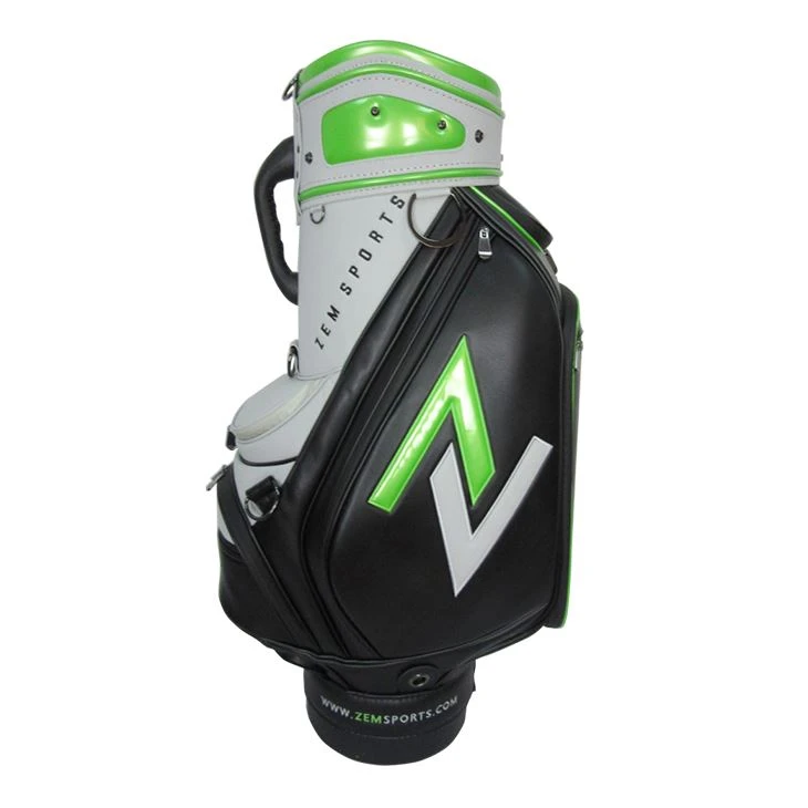Caddy Bag Leather Golf Staff Bag