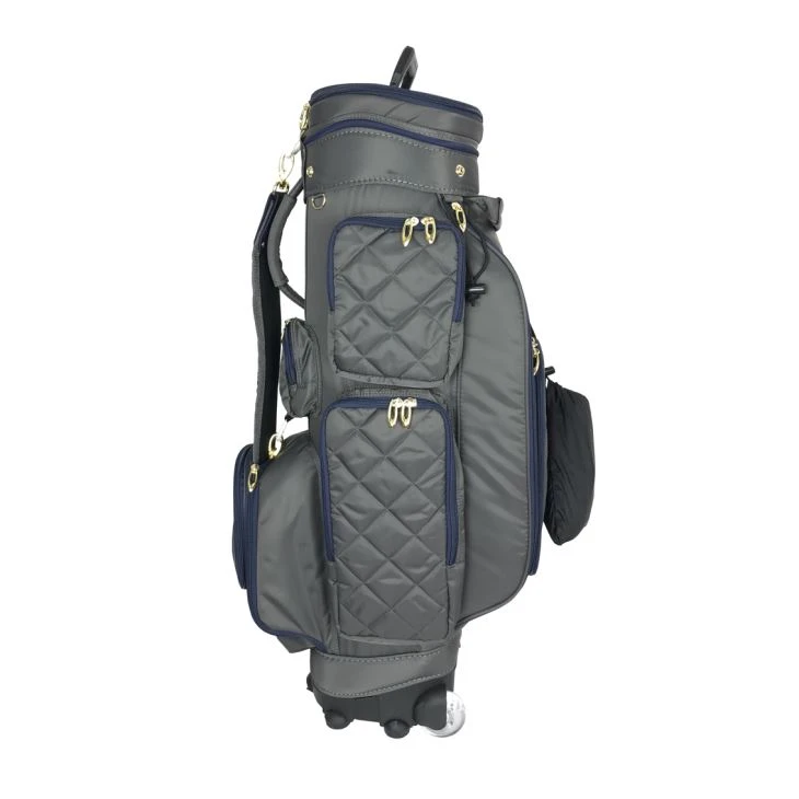 Voltio Golf Caddy Bag With Wheels And Pull Up Top Frame Voltio Golf Caddy Bag With Wheels And Pull Up Top Frame